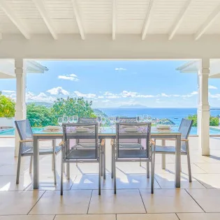 1 vacation rental photo St Barthelemy WV ANK Villa Cactus St Barts Villa ANKdin01 desktop SBP