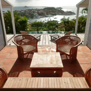 2 vacation rental photo St Barthelemy WV FAB Villa Fabrizia St Barts Villa fabdek01 desktop SBP