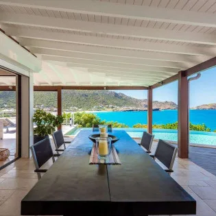 2 vacation rental photo St Barthelemy WV TCK Villa Tichka St Barts Villa TCKdin01 desktop SBP