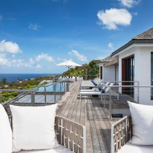  vacation rental photo St Barthelemy WV CAA Villa Cap Azul St Barts Villa CAAdek02 desktop SBP