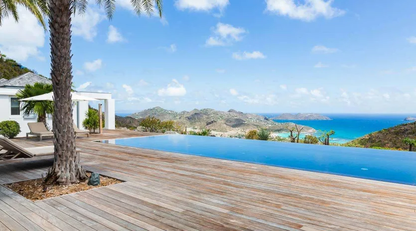  vacation rental photo St Barthelemy WV ECO Villa Olive St Barts Villa ECOdek02 desktop SBP