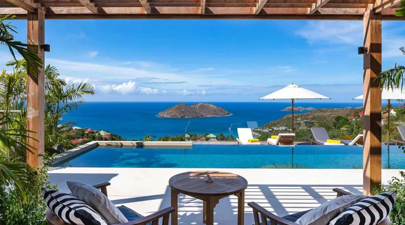  vacation rental photo St Barthelemy WV LER Villa Les Roches St Barts Villa LERpol04 desktop SBP