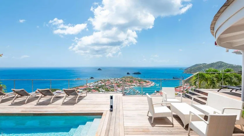  vacation rental photo St Barthelemy WV MOU Villa Villa Ti Moun St Barts Villa MOUdek01 desktop SBP