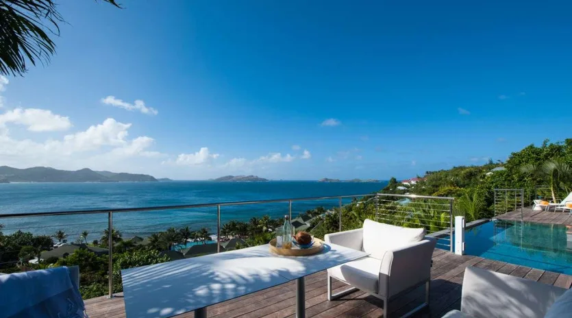 0 vacation rental photo St Barthelemy WV IDS Villa St Barts Villa idsdek03 desktop SBP