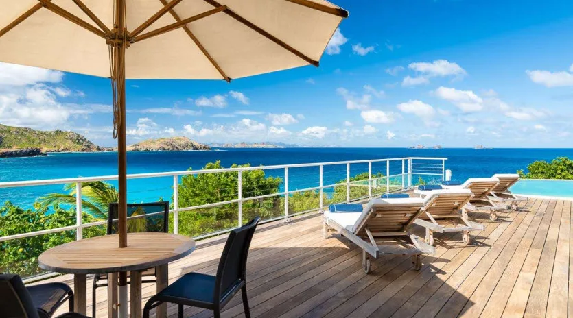 0 vacation rental photo St Barthelemy WV TCK Villa Tichka St Barts Villa TCKdek08 desktop SBP