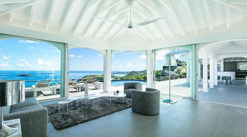 4 vacation rental photo St Barthelemy WV BYZ Villa Byzantine St Barts Villa BYZliv04 desktop SBP