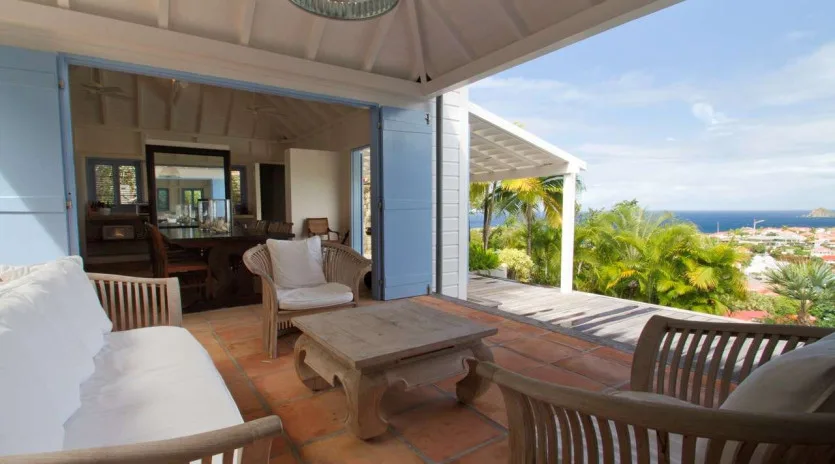  vacation rental photo St Barthelemy WV FAB Villa Fabrizia St Barts Villa fabdek04 desktop SBP