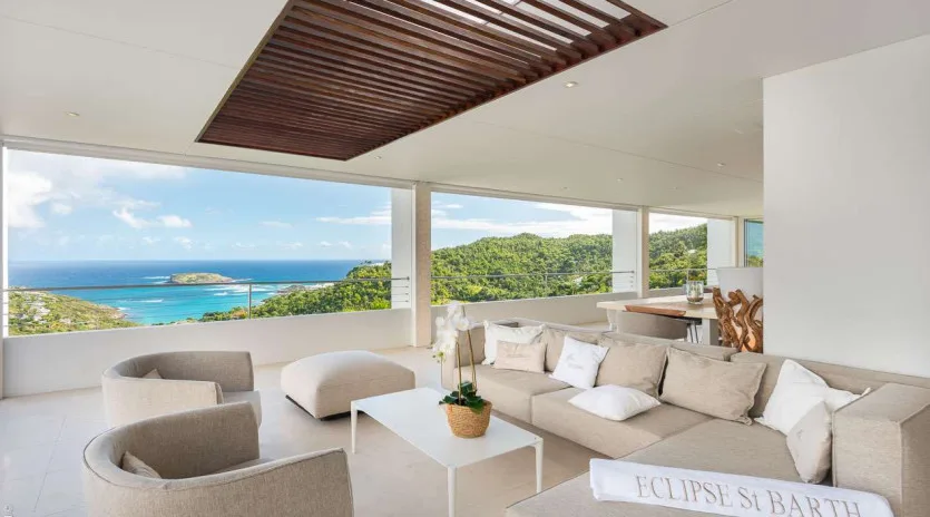  vacation rental photo St Barthelemy WV ECL Villa Eclipse St Barts Villa ECLliv01 desktop SBP