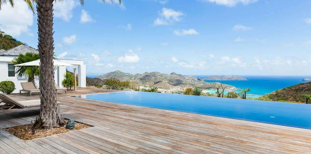 vacation rental photo St Barthelemy WV ECO Villa Olive St Barts Villa ECOdek02 desktop SBP